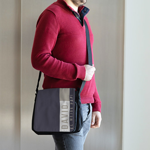Bolso bandolera textil personalizado - Imagen 4