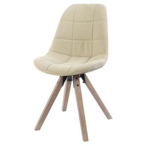 Silla Nórdica Tela Beige
